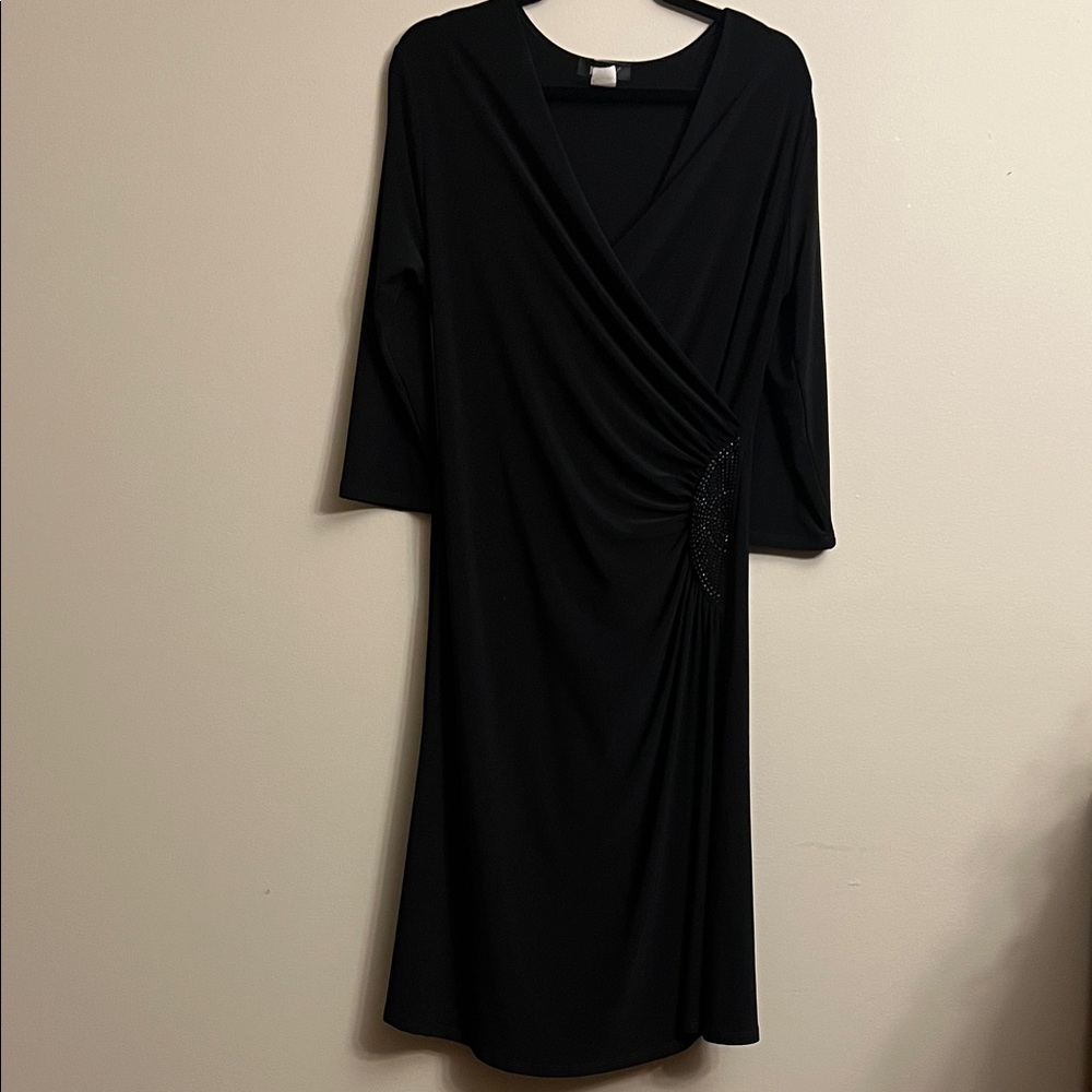 Pretty Woman Black Long Sleeve Dress Size L